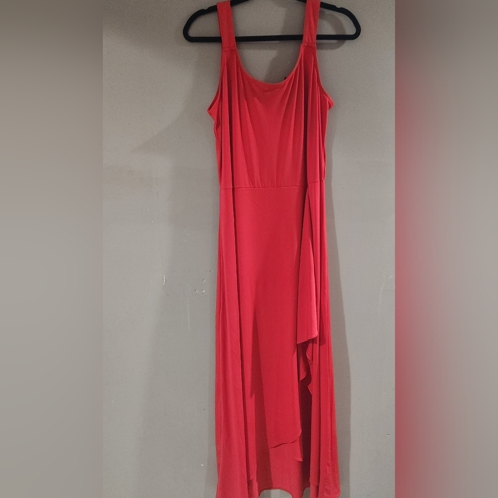 NWT Brooke Shields Timeless Red Maxi Dress Size M